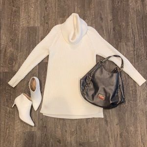 Cream Sweater Dress